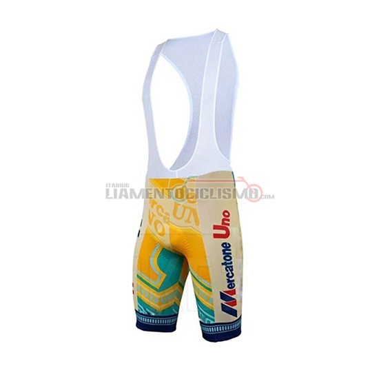 Abbigliamento Ciclismo Mercatone Uno Manica Corta 2019 Giallo